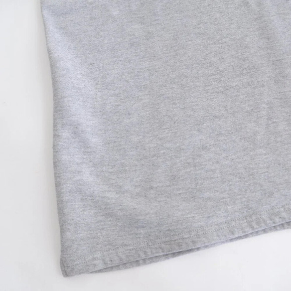 Vintage 90S Russell Athletic Gray Button Collar Crew Neck Size XL USA Made - Picture 9 of 9